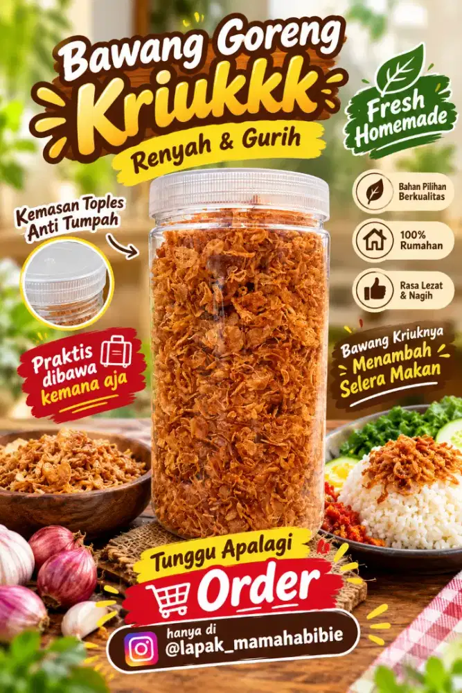bawang goreng homemade