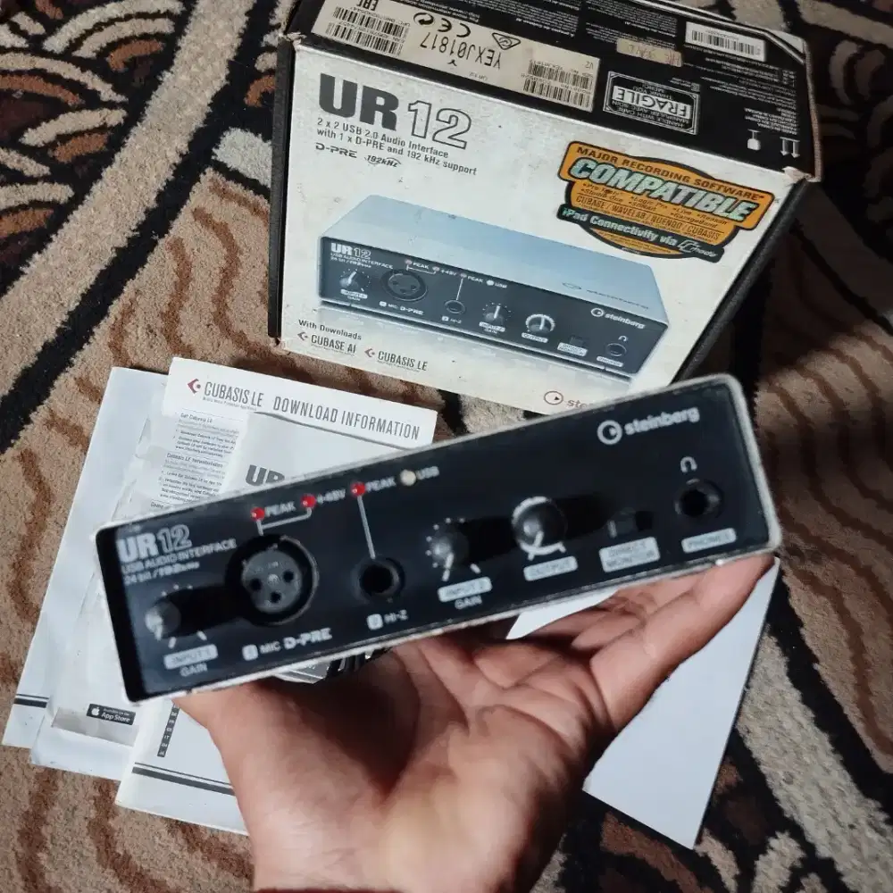 Soundcard / Audio interface Steinberg UR12 USB