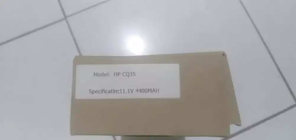 Baterai laptop hp model-CQ35 original