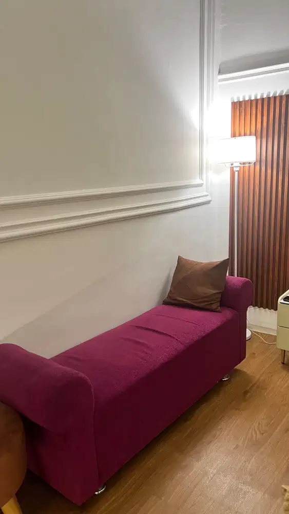 Sofa bench burgundy
