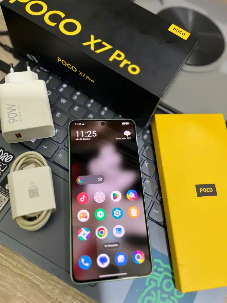 Poco x7 pro 12/512gb lengkap