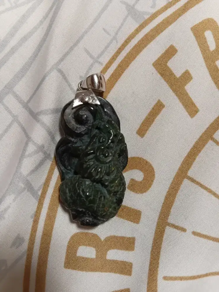 Bacan ukir naga iket perak