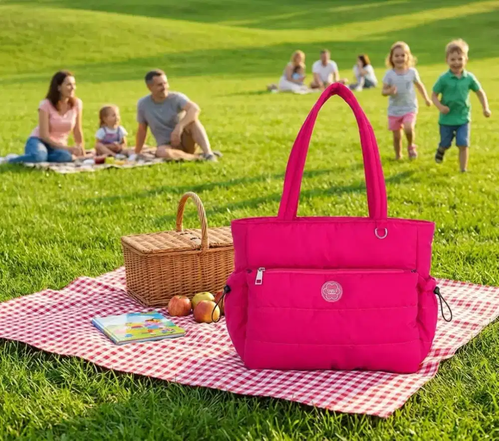 Tote bag HOT PINK