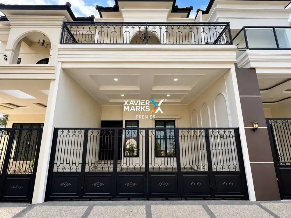 DIJUAL Baru Rumah Modern American 2Lt Vibes Elegan Ada Rooftop Siap Huni Lingkungan Aman Akses Jalan Lebar Dekat Kampus Ternama dan Tol di Sawojajar 1