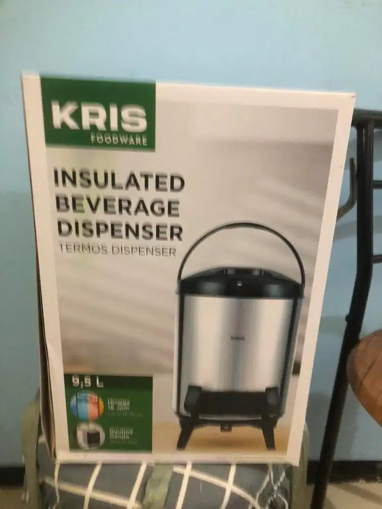 Bismillah dijual termos dispenser minuman  merk kris 9,5 liter