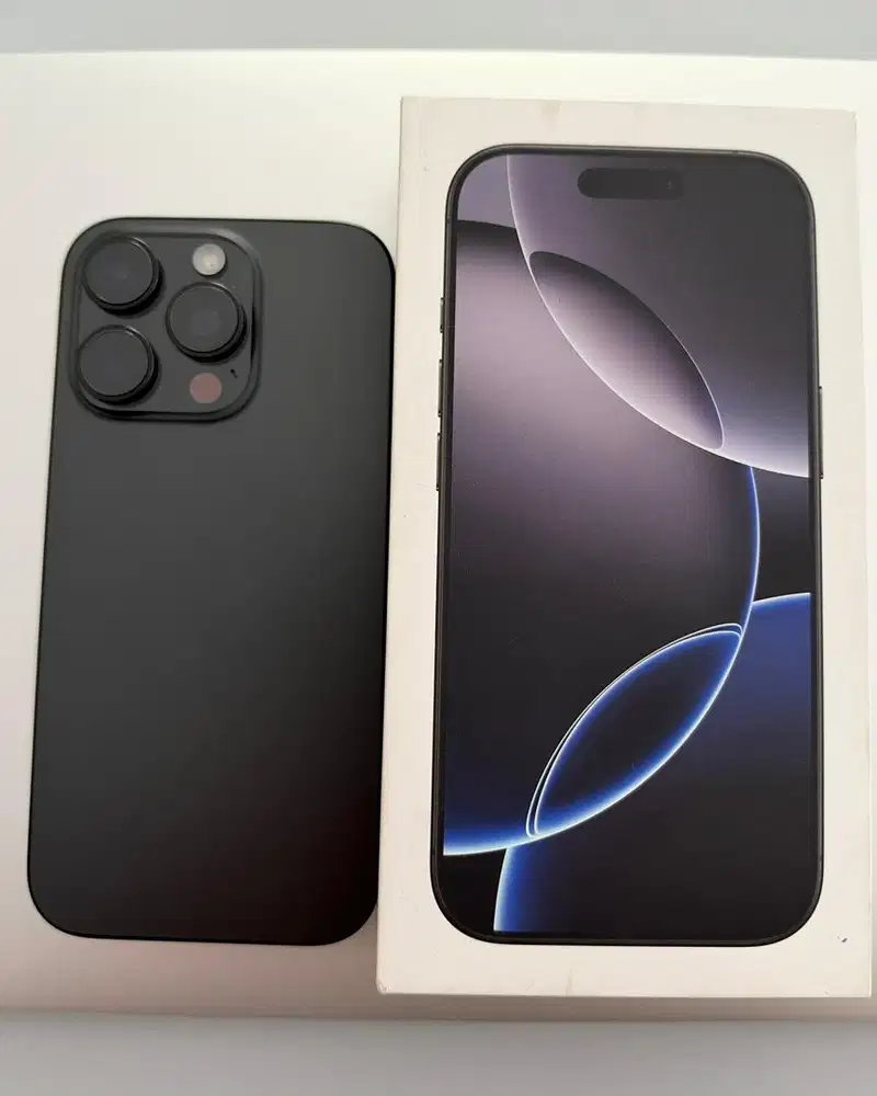 iPhone 16 Pro 256GB Black - Resmi iBox