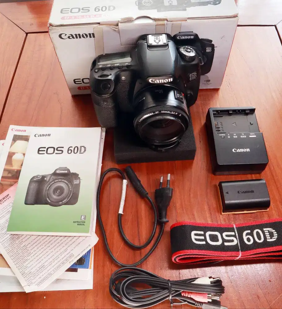 Canon 60D dan Lensa Canon 50mm f1.8 ii