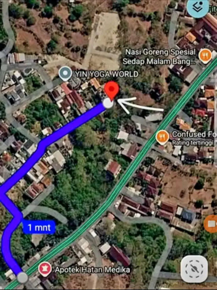 Tanah murah strategis dekat ke pantai Pandawa, kampus Politeknik