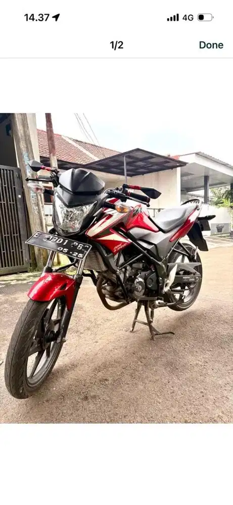 Honda CB Merah Nopol E