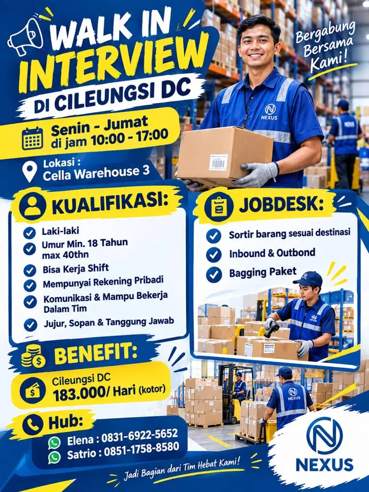 LOKER MITRA CILEUNGSI DC