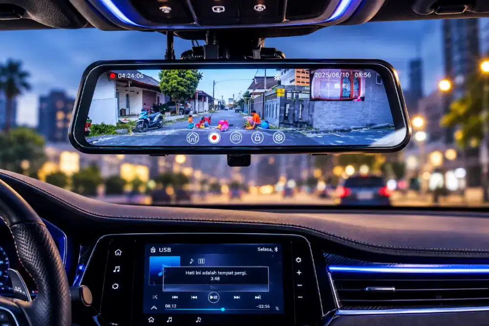 Dash Cam Mobil 2 Arah