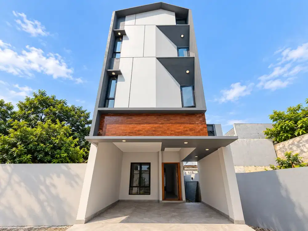 Dijual Rumah 3 Lantai Pondok Labu Jakarta Selatan, Rooftop & 3 Kamar