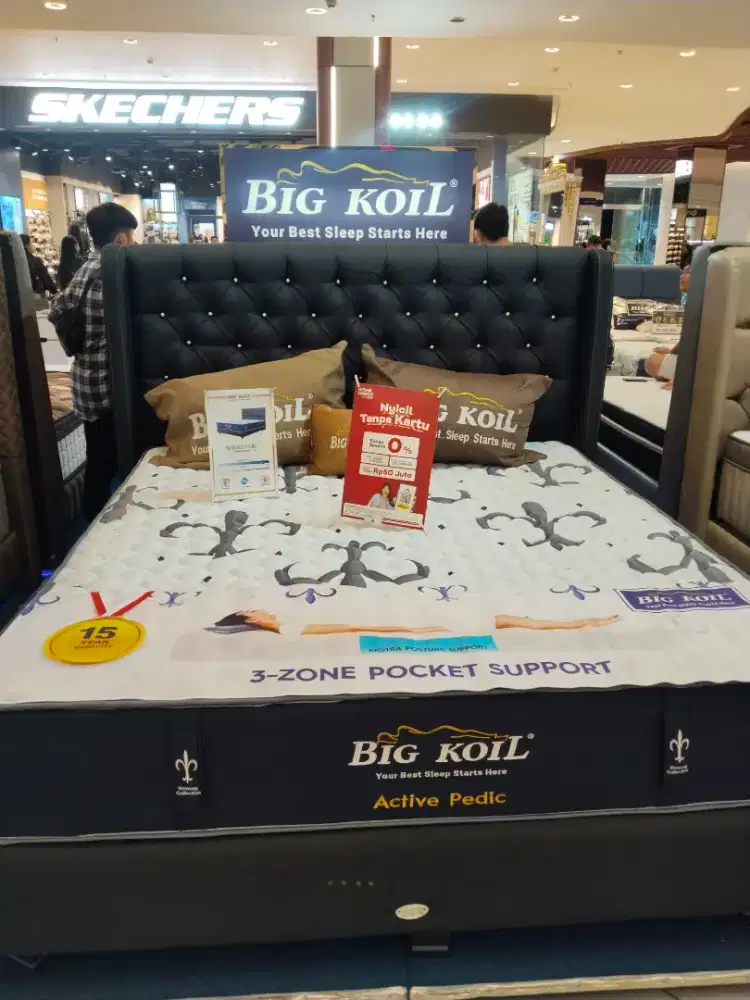kredit kasur big koil active padic gratis 2x cicilan