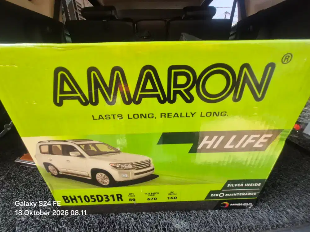 DIJUAL AKI KERING AMARON BH105D31R