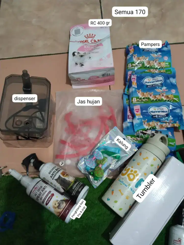 Perlengkapan + mknn kucing RC