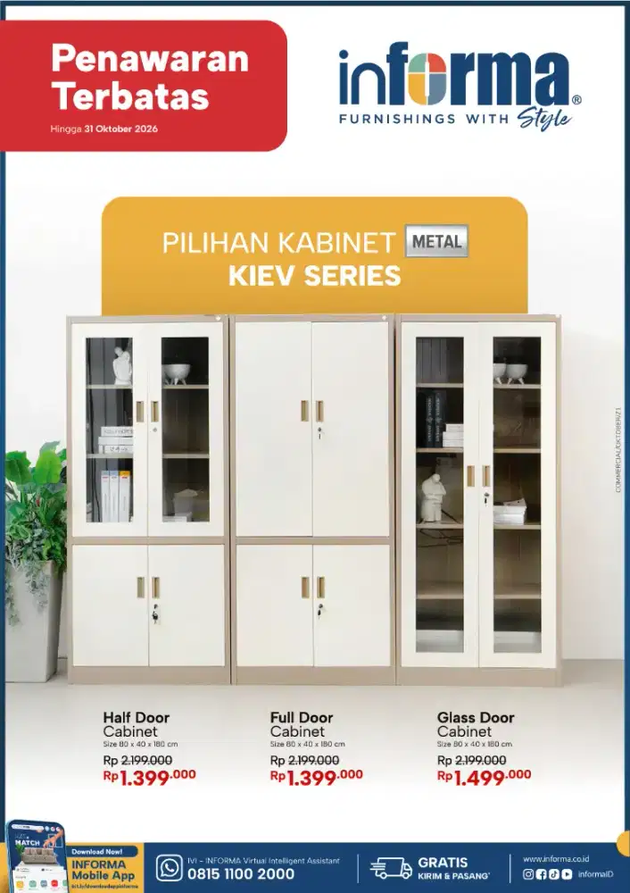 Informa kabinet metal Kiev Series