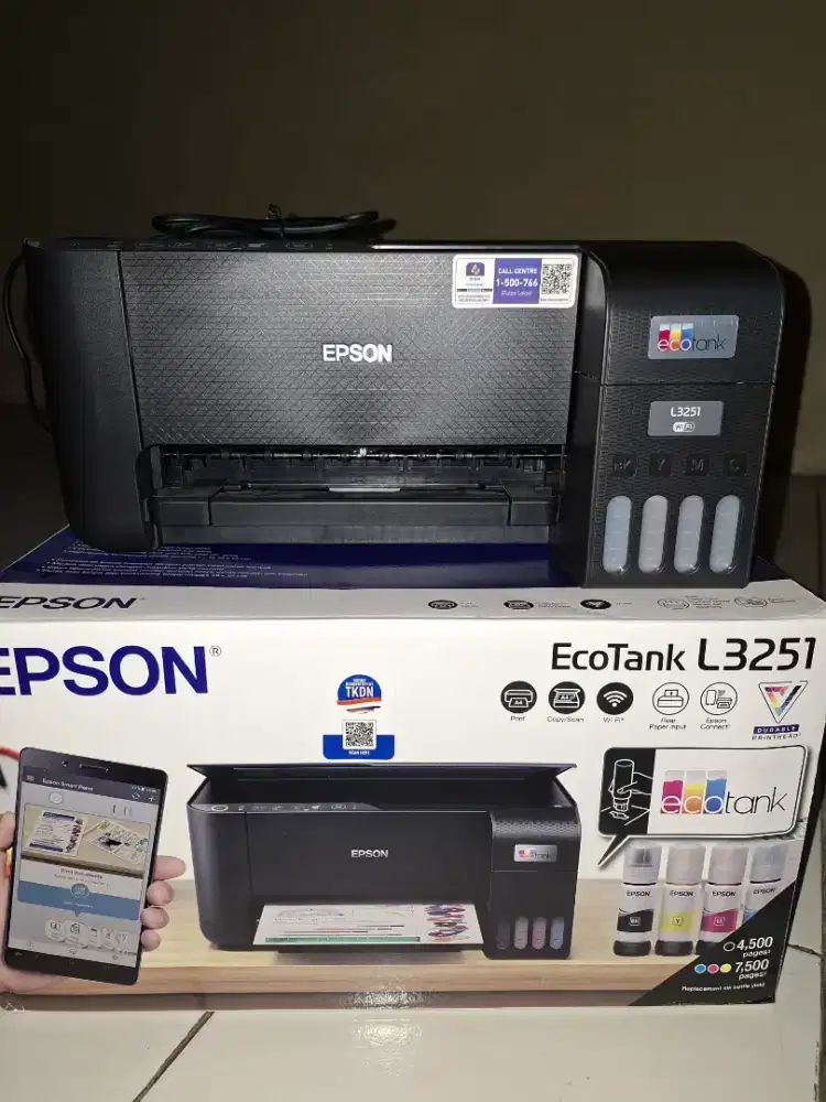 Printer Epson L3250/L3251 (Print, Scan, Copy, Wifi)