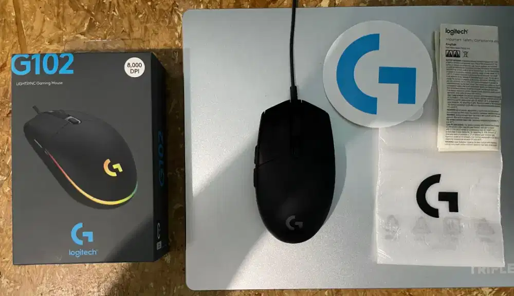Bundle Mouse Logitech G102 + Keyboard Ghost PBT 64%