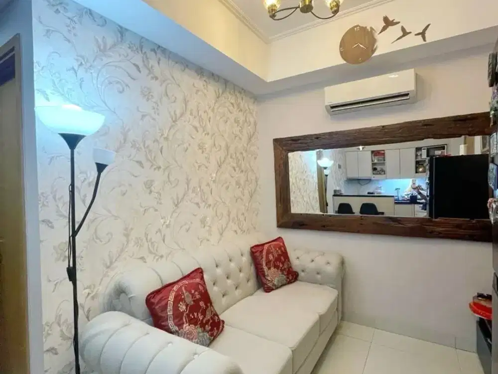 Dijual cepat apartemen The Mansion Bougenville 2 BR furnished dengan harga murah