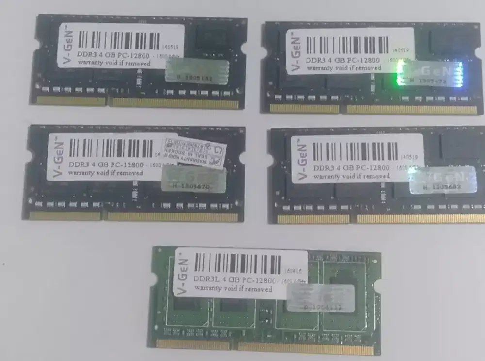 Ram laptop 4GB V-Gen ddr3