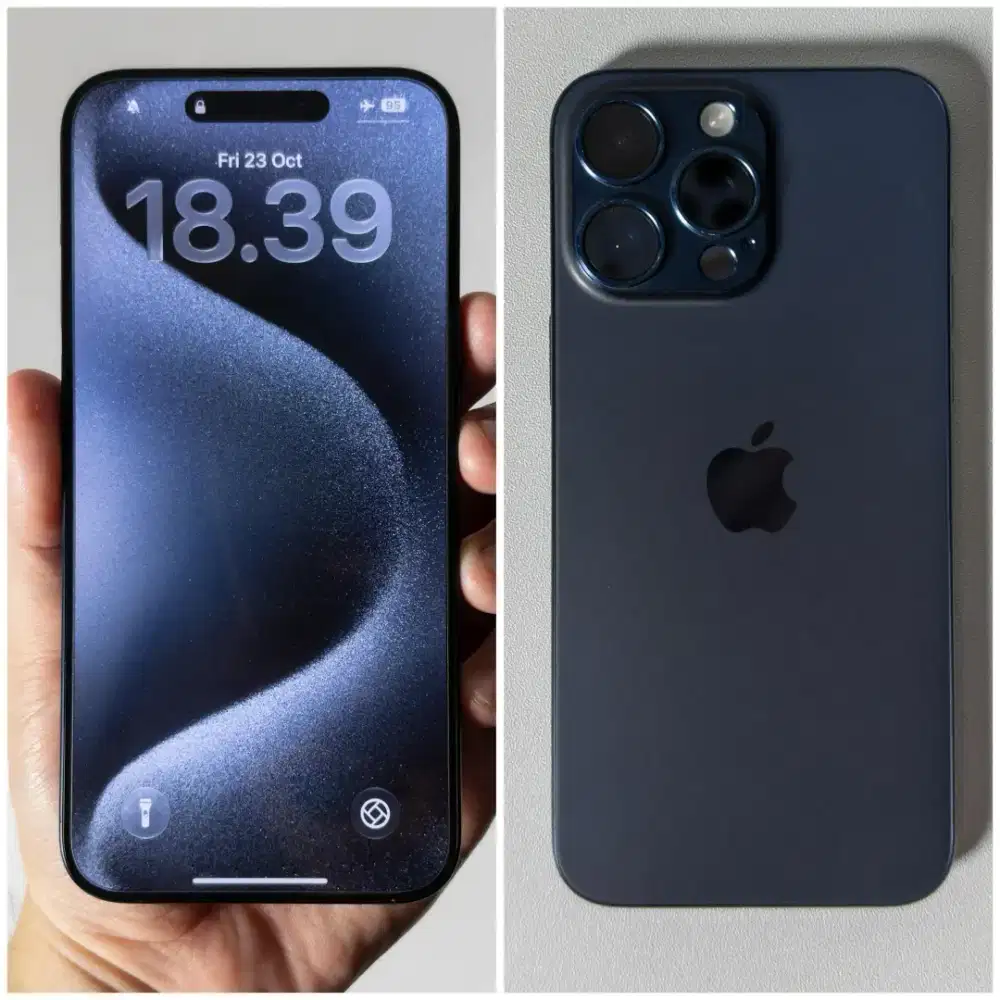 iPhone 15 Pro Max Blue Titanium 256GB ex Digimap (ID/A)