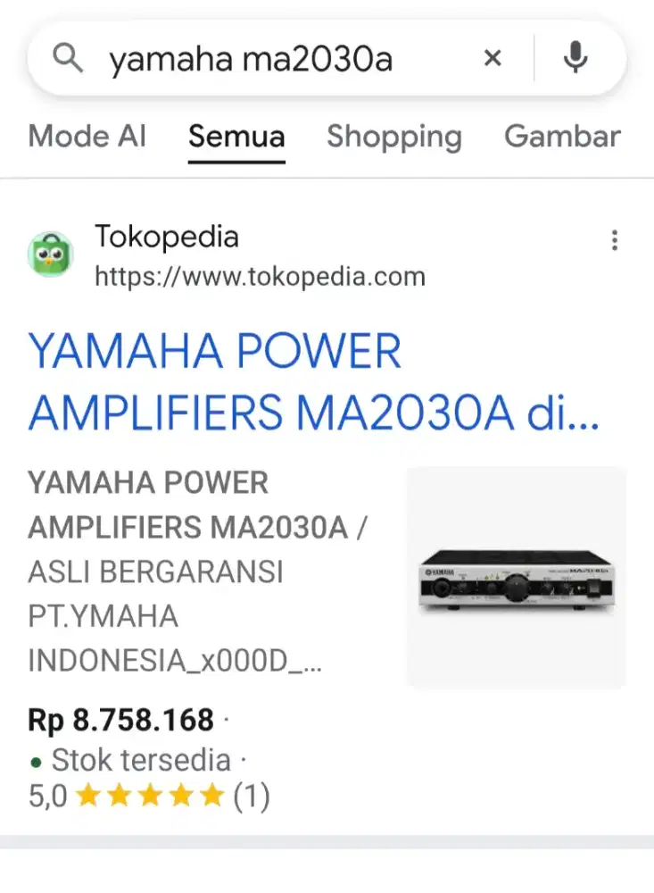 Power ampli yamaha ma2030a