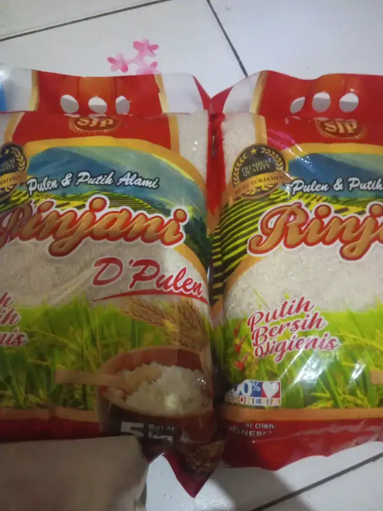 Beras rinjani pulen