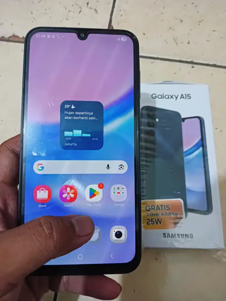 Samsung a15 nfc ram8+8/128 fulset resmi