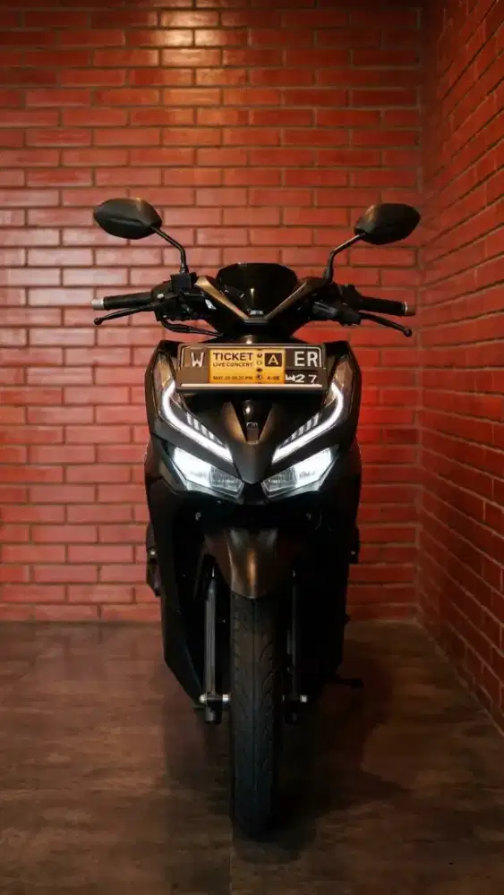 Mewah HONDA VARIO 125 CBS ISS 2022 Remote.Black doff