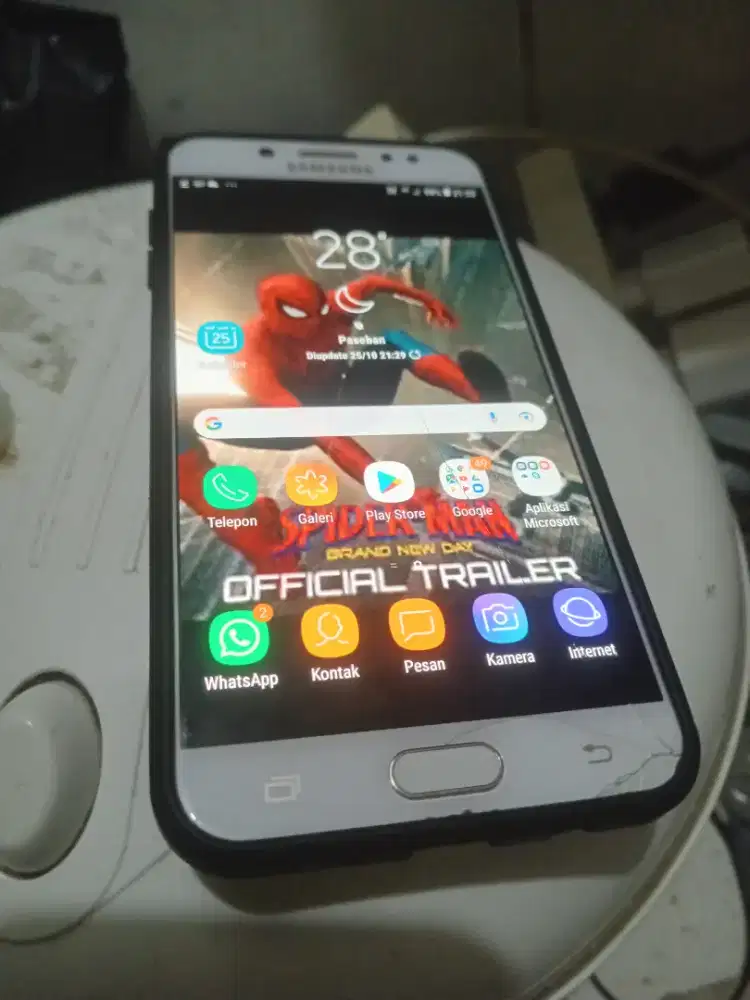 Samsung j7 plus ram 4 retak normal