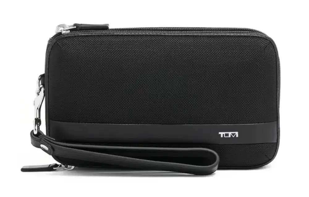 TUMI Alpha Triple Zip Clutch  - ORIGINAL 100%