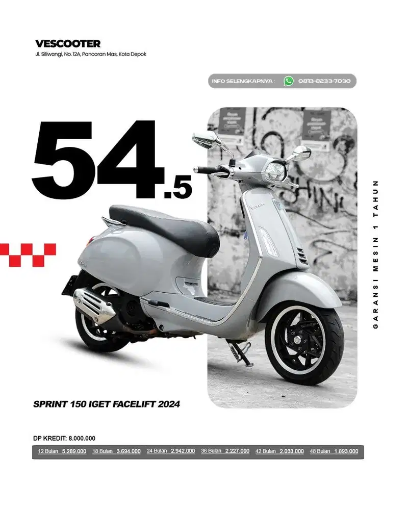 VESPA SPRINT 150 IGET FACELIFT 2024