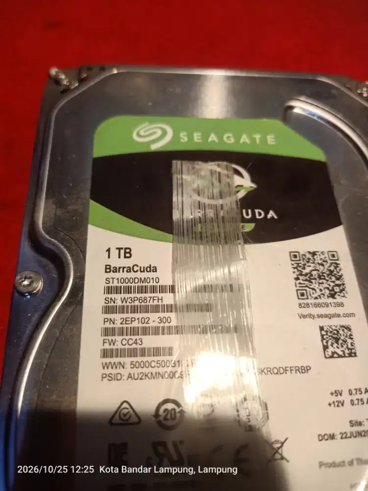 Harddisk Cctv atau komputer