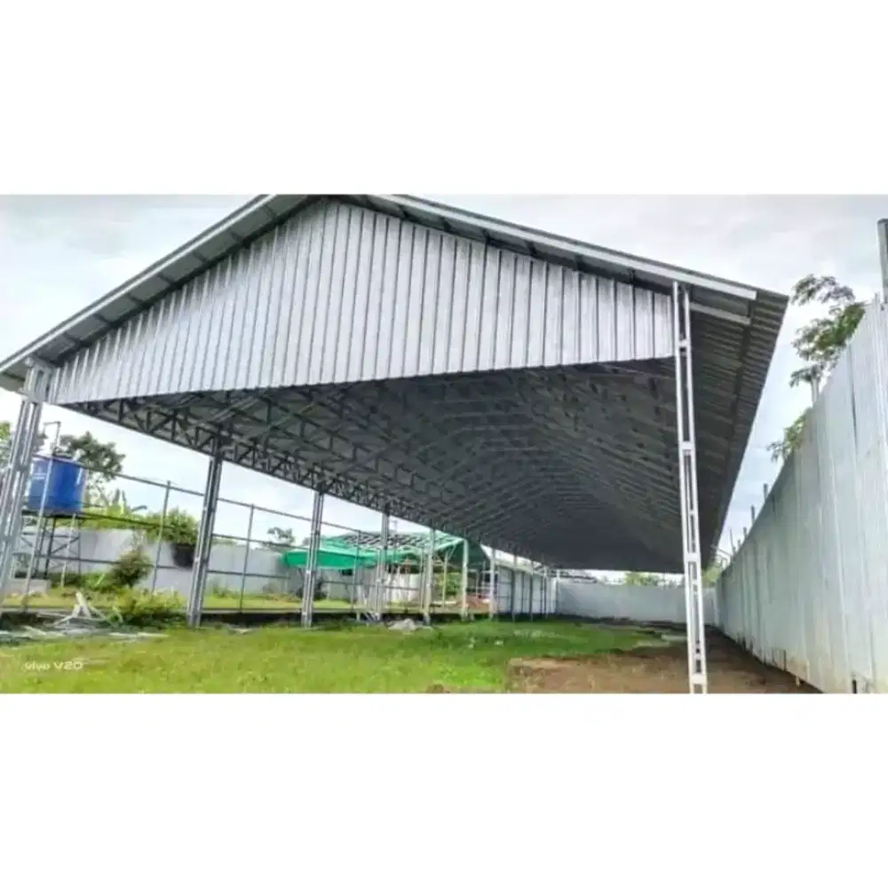 Gudang rangka kontruksi bajaringan