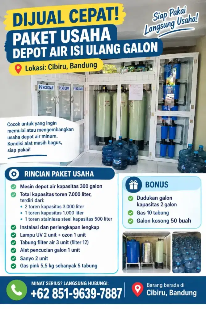 Filter UV air isi ulang