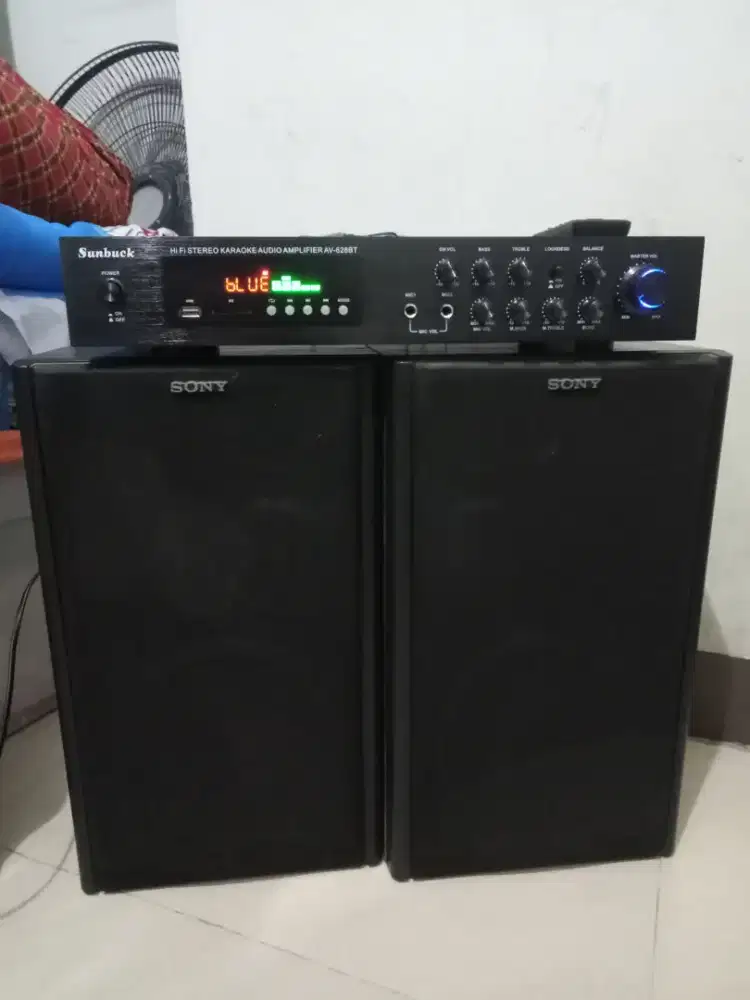 Hi-Fi STEREO KARAOKE AUDIO AMPLIFIER Sunbuck AV-628BT