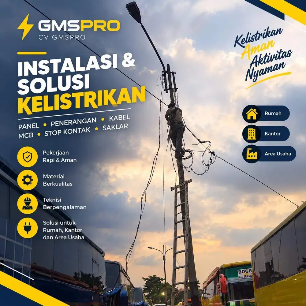 Tukang Listrik Profesional – Instalasi & Perbaikan Listrik Panggilan