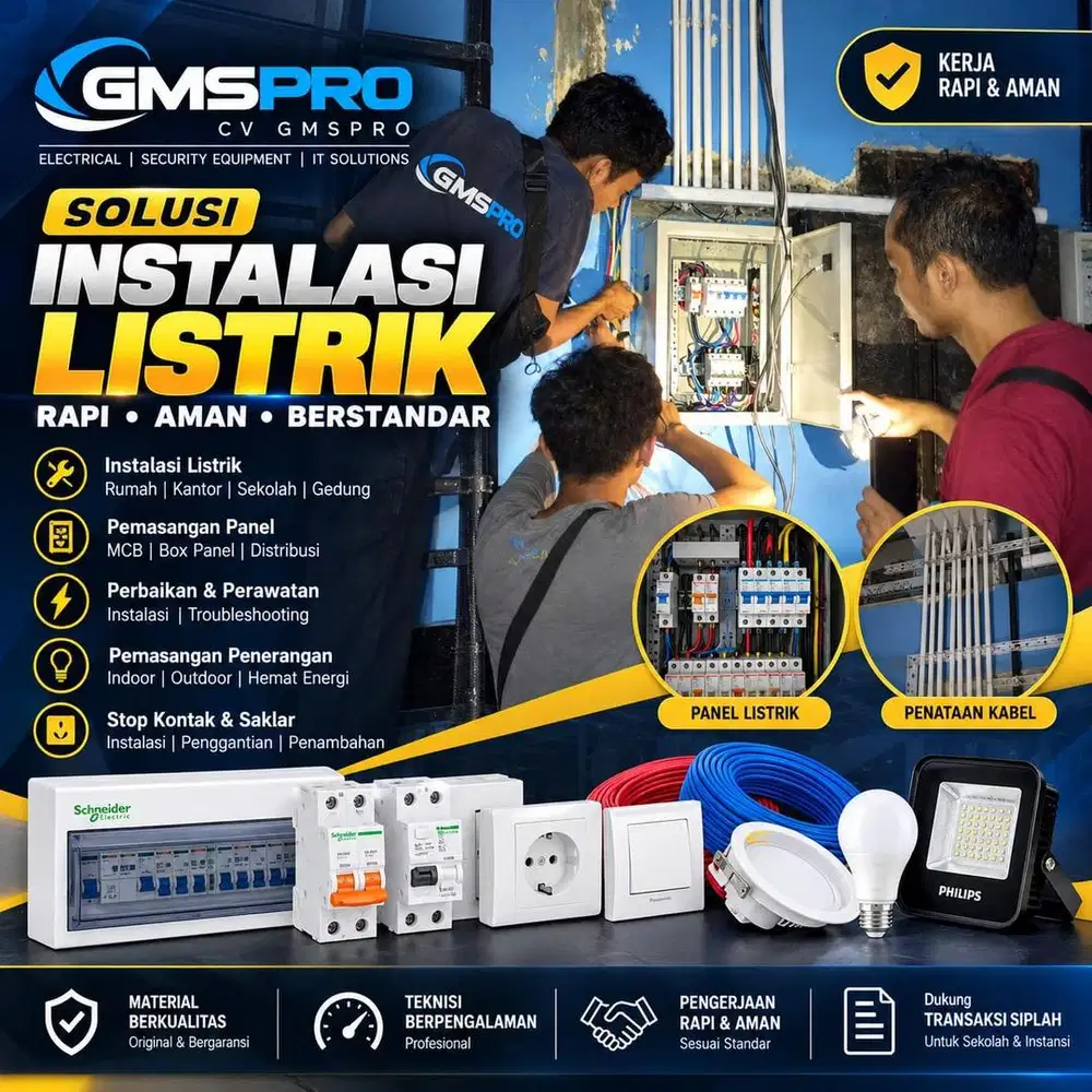 Tukang Listrik Profesional – Instalasi & Perbaikan Listrik Panggilan
