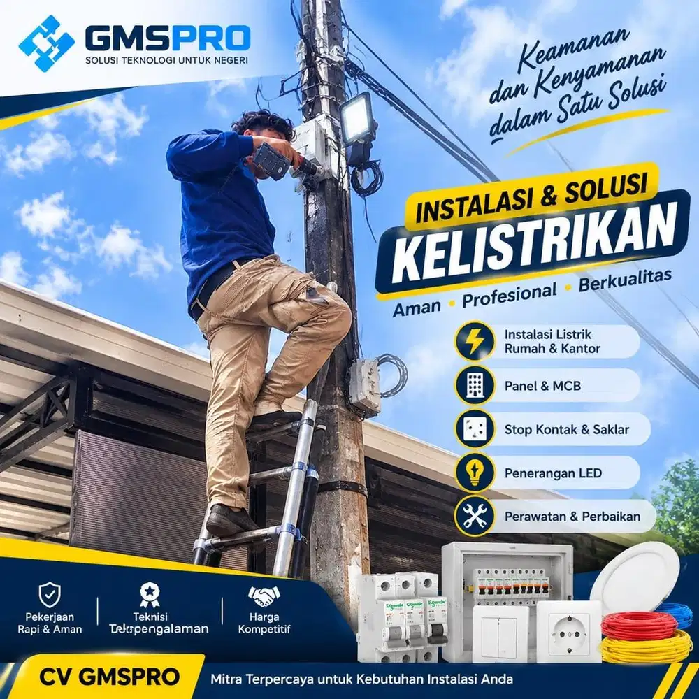 Tukang Listrik Profesional – Instalasi & Perbaikan Listrik Panggilan