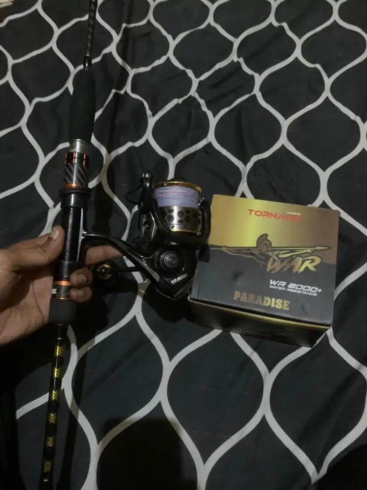 Joran jigging set real 6000