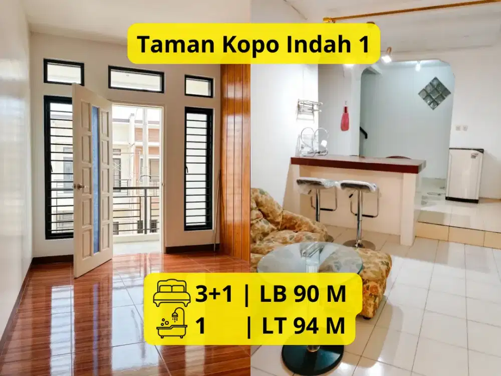 DIJUAL RUMAH TKI 1 – SIAP HUNI  LT 94 m² • KT 3+1 • Harga 800 Juta Nego Tipis