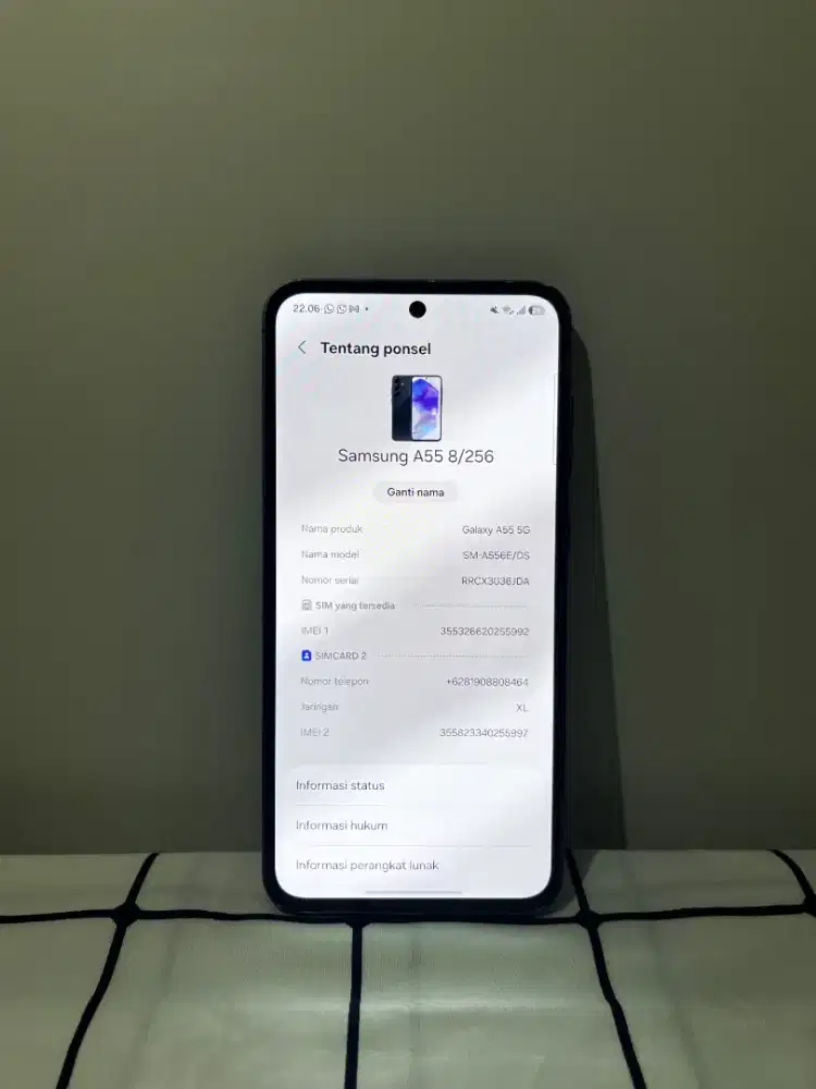 Samsung A55 8/258 Navy, Good Condition