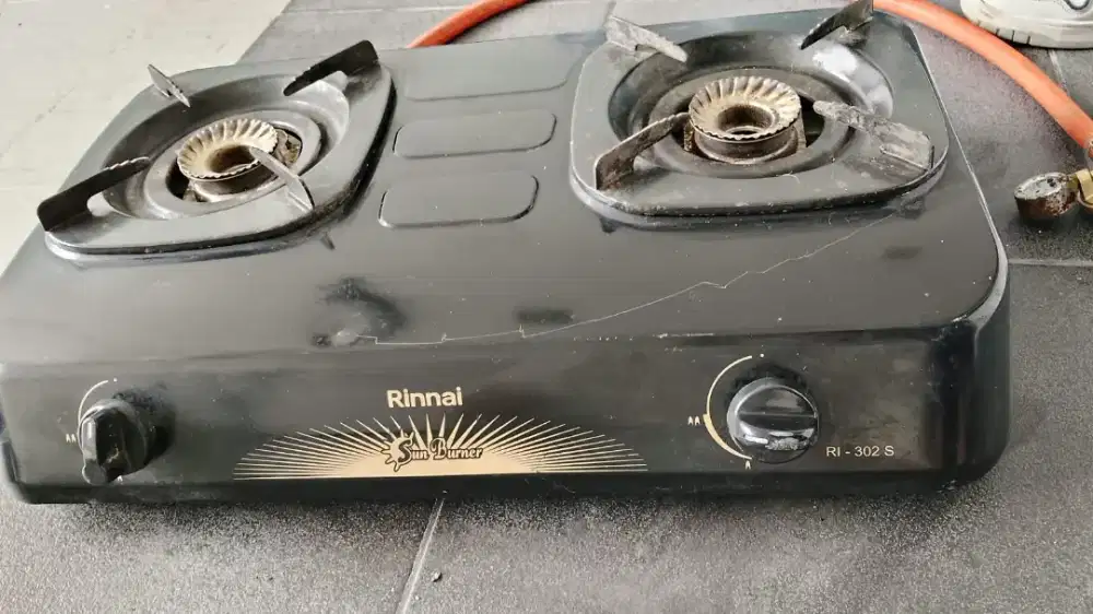 KOMPOR RINNAI 2 TUNGKU TYPE SUN BURNER MANTAP