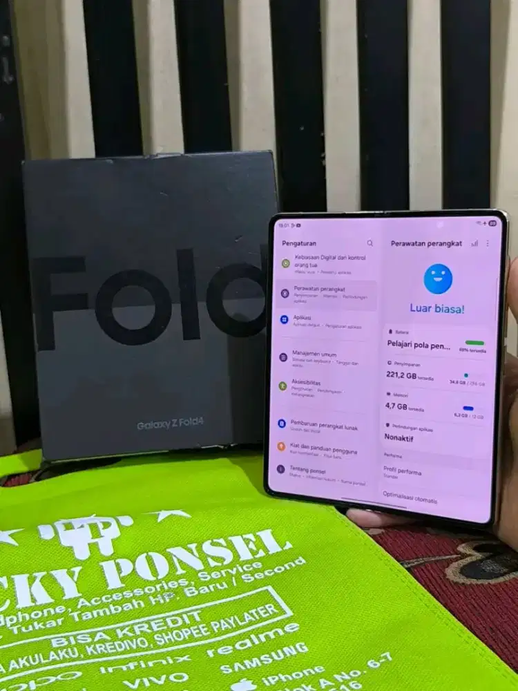 Samsung Z Fold 4  12/256 RESMI