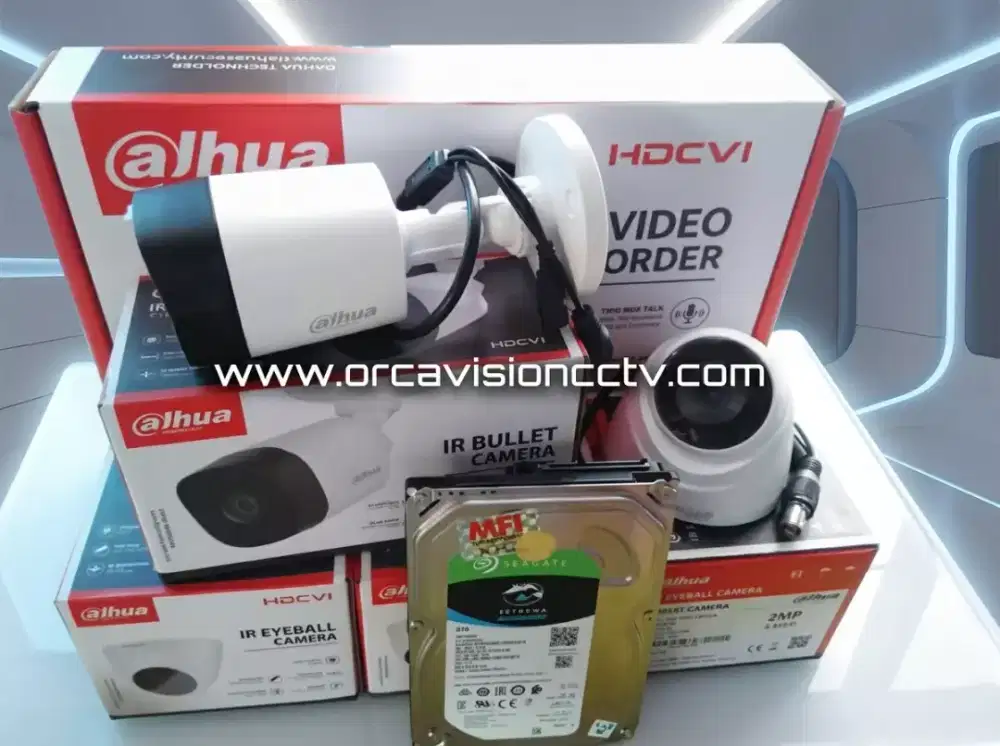 Paket cctv murah dahua full hd jamin jernih dan awet
