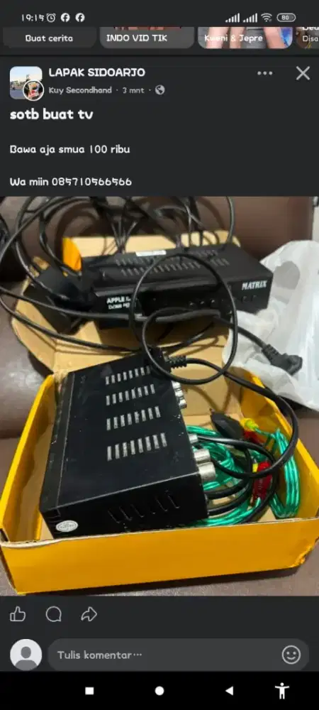 sotb untuk pelengkap tv