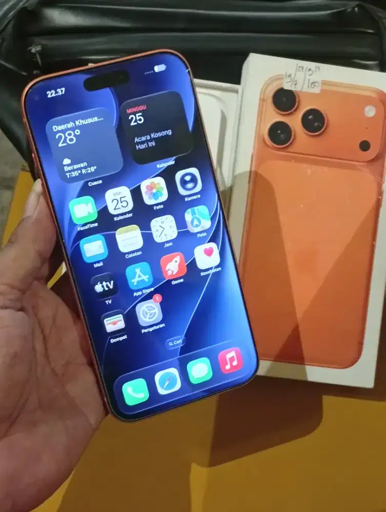 Iphone 17 pro max 256 gb resmi ibox