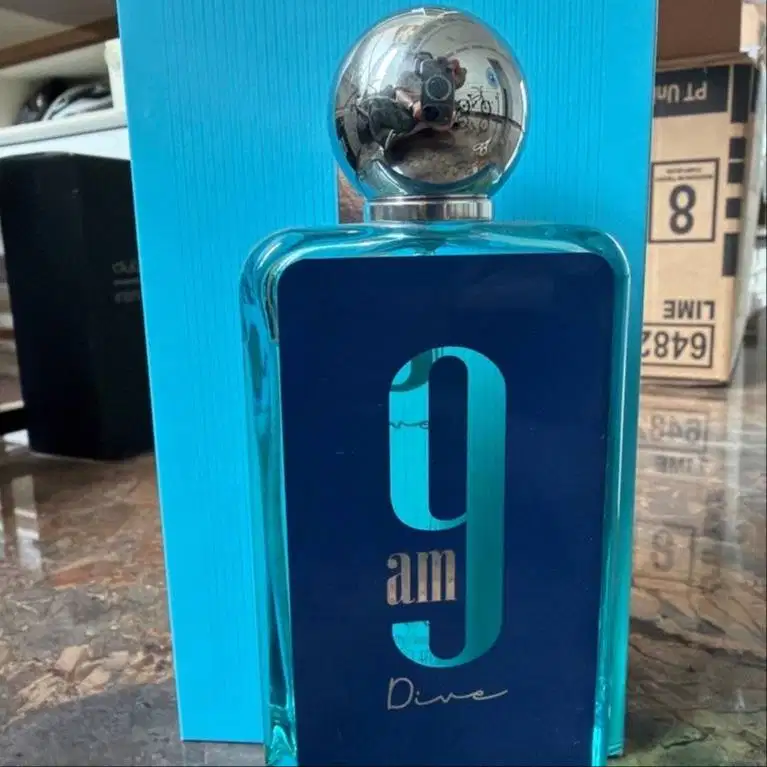 [PRELOVED] Afnan 9 AM Dive EDP 100ml (Sisa Jus ~85-95%) - Full Set Box