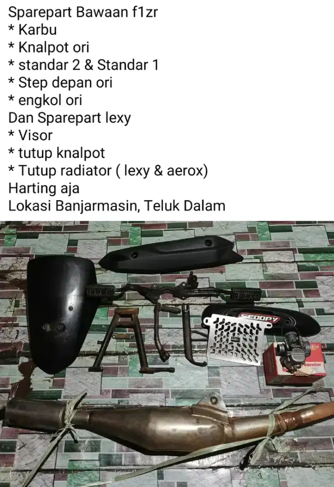 Sparepart ori F1zr
