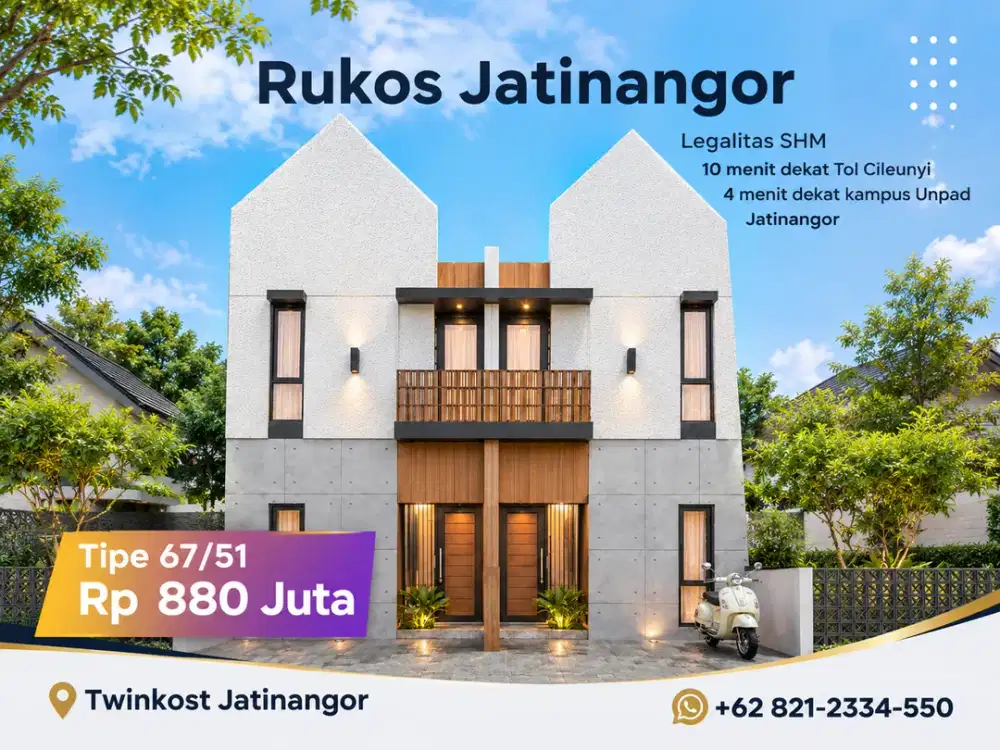Twinkost Jatinangor SHM 4 Kamar Dekat Unpad ITB IPDN Jatinangor